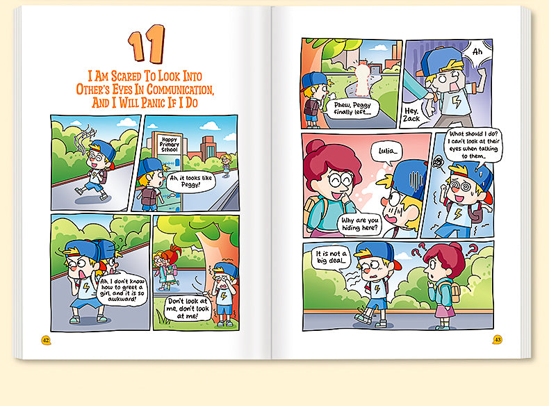【TIKBOOKS】Comics for Kids' Psychology: Stop Overthinking, Shake Off Anxiety, and Build Your Inner Strength
