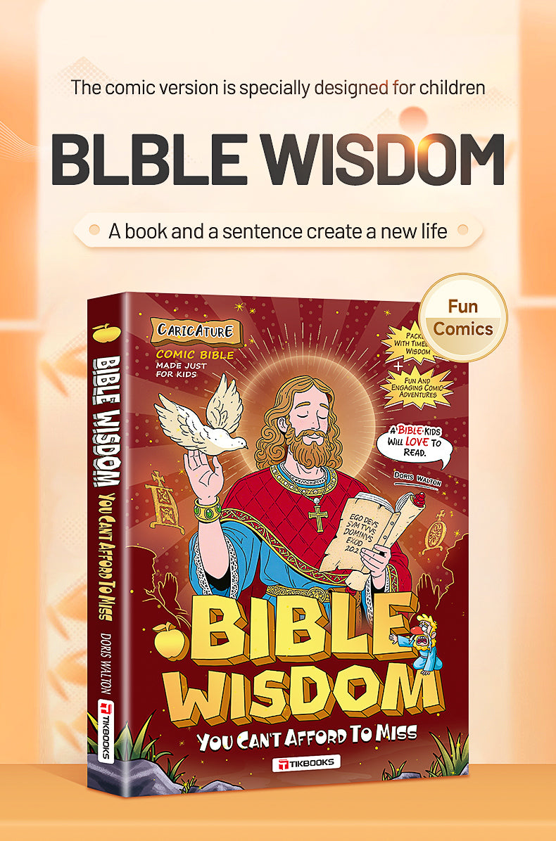 【TIKBOOKS】Bible Stories in Comics: Timeless Wisdom for Young Hearts and Minds 