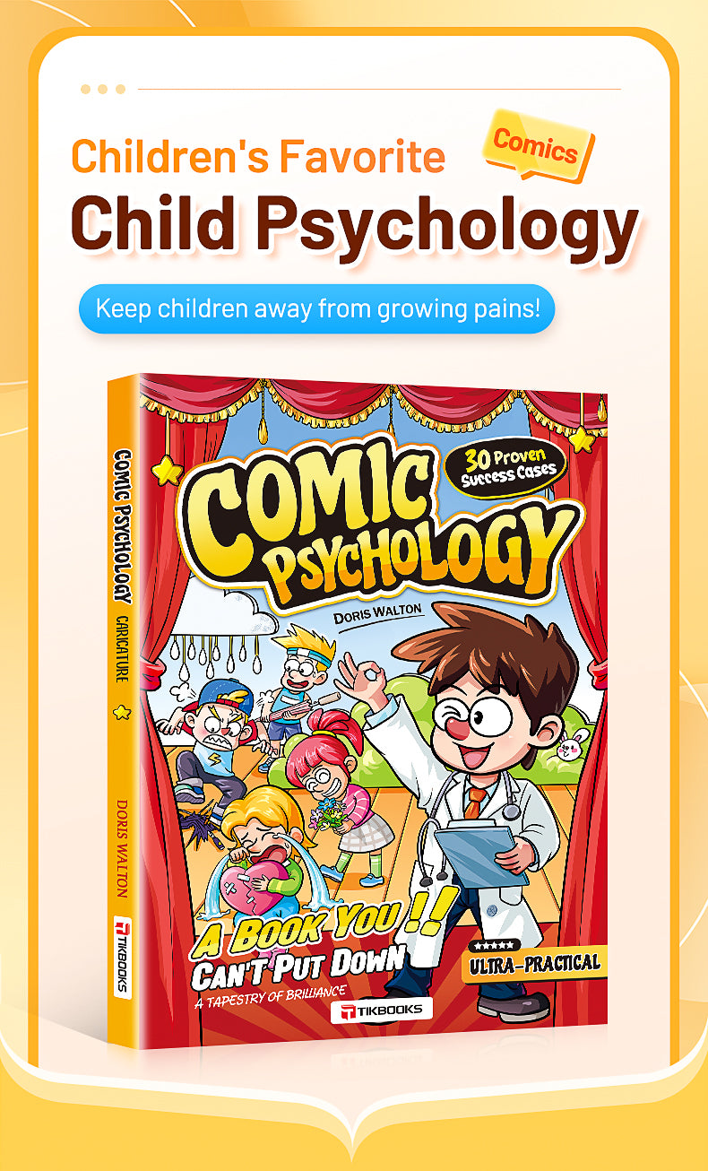 【TIKBOOKS】Comics for Kids' Psychology: Stop Overthinking, Shake Off Anxiety, and Build Your Inner Strength