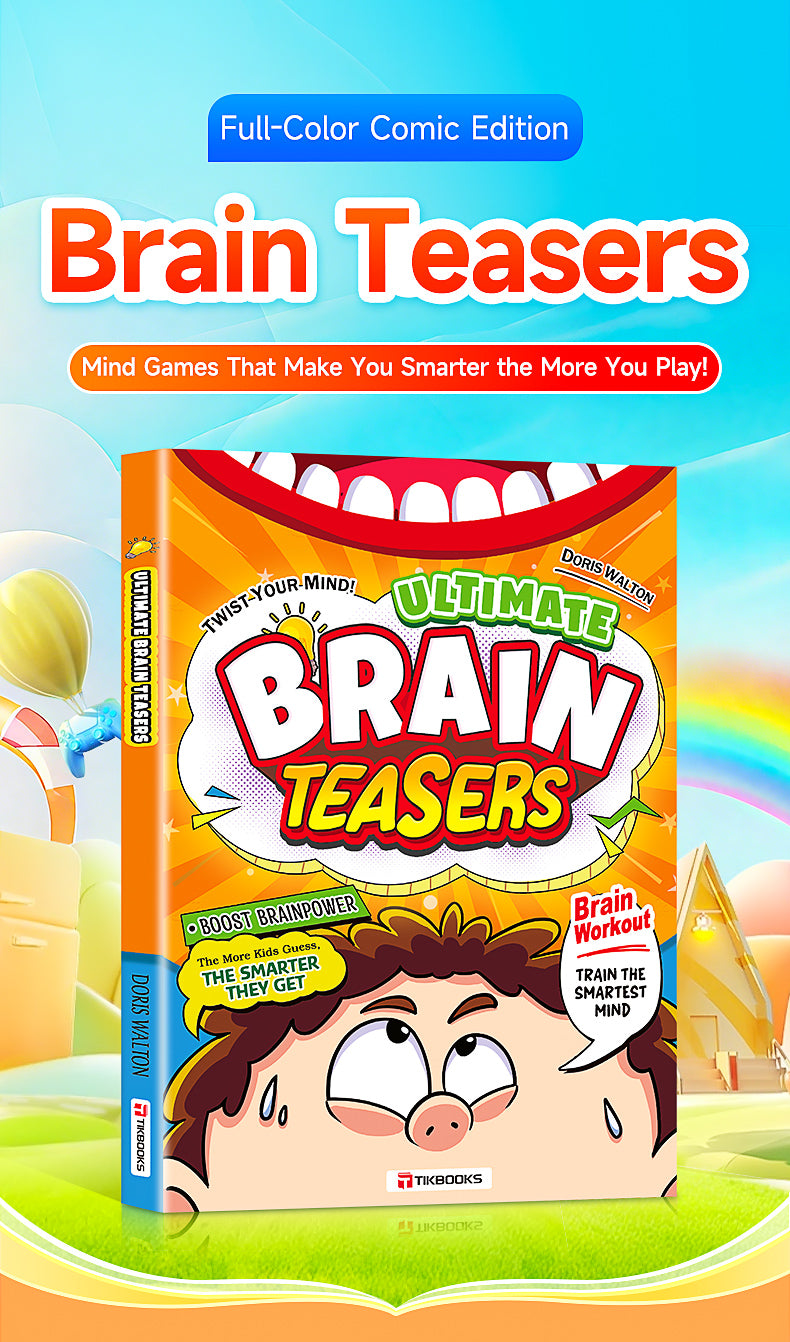 【TIKBOOKS】 Brain Teasers — Fun Puzzles That Make You Smarter and Fire Up Your Mind