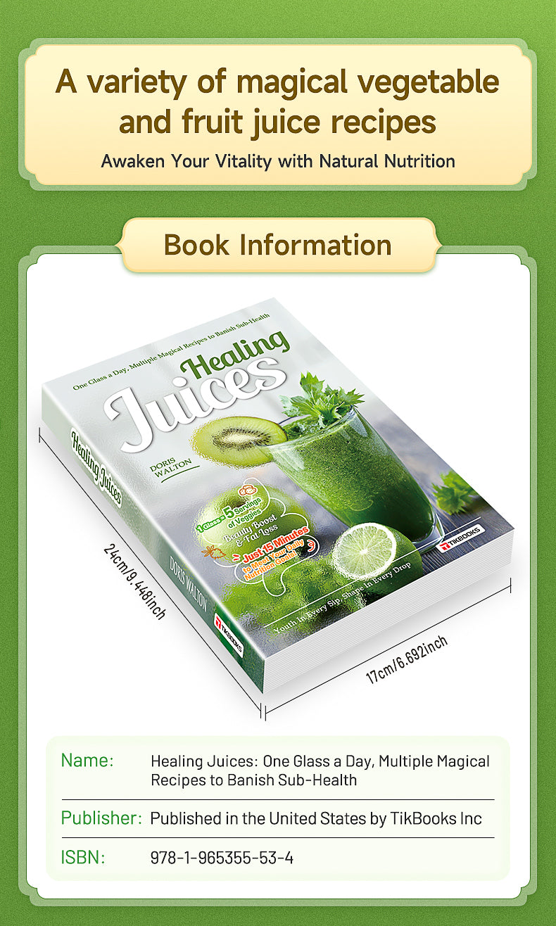 【TIKBOOKS】Low-Calorie, High-Nutrient Juices & Smoothies | Boost Weight Loss, Glow Up, and Blend Your Way to a Better Body