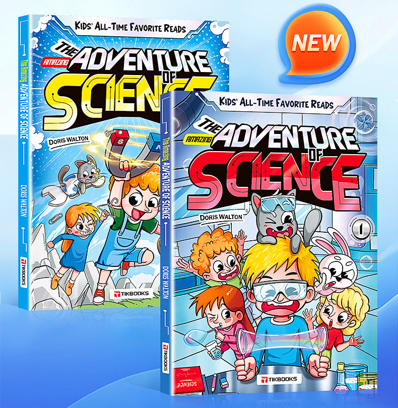 【TIKBOOKS】 Science in Comics: Fun & Engaging Introduction for Kids - Learn Smart, Lead Tomorrow