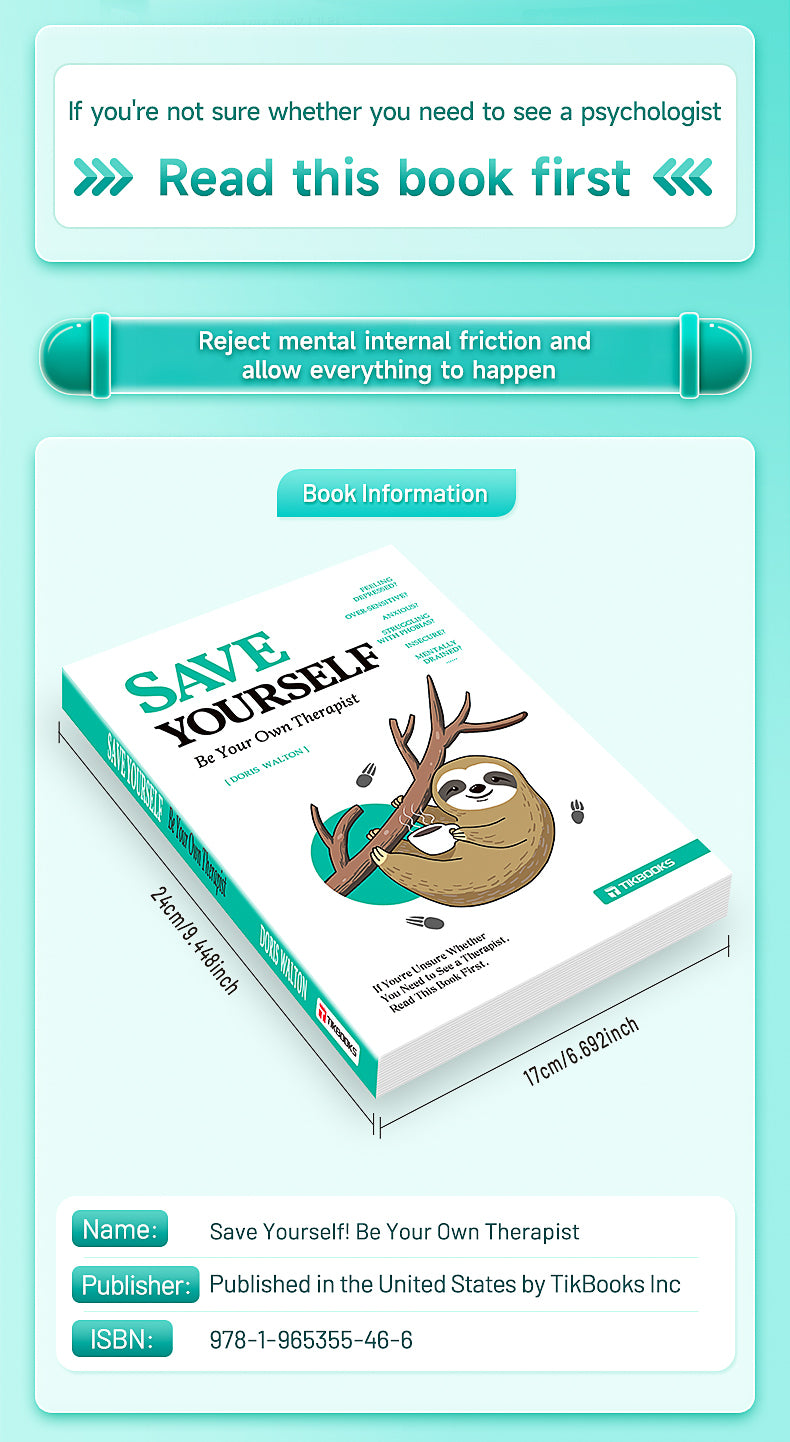 【TIKBOOKS】Be Your Own Therapist — Stop Self-Drain, Master Your Emotions, and Restore Inner Calm