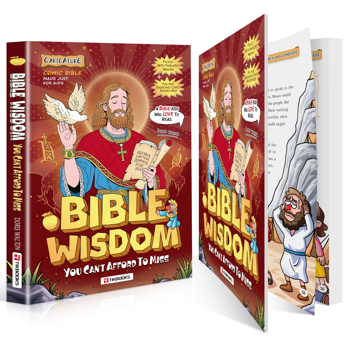 【TIKBOOKS】Bible Stories in Comics: Timeless Wisdom for Young Hearts and Minds 