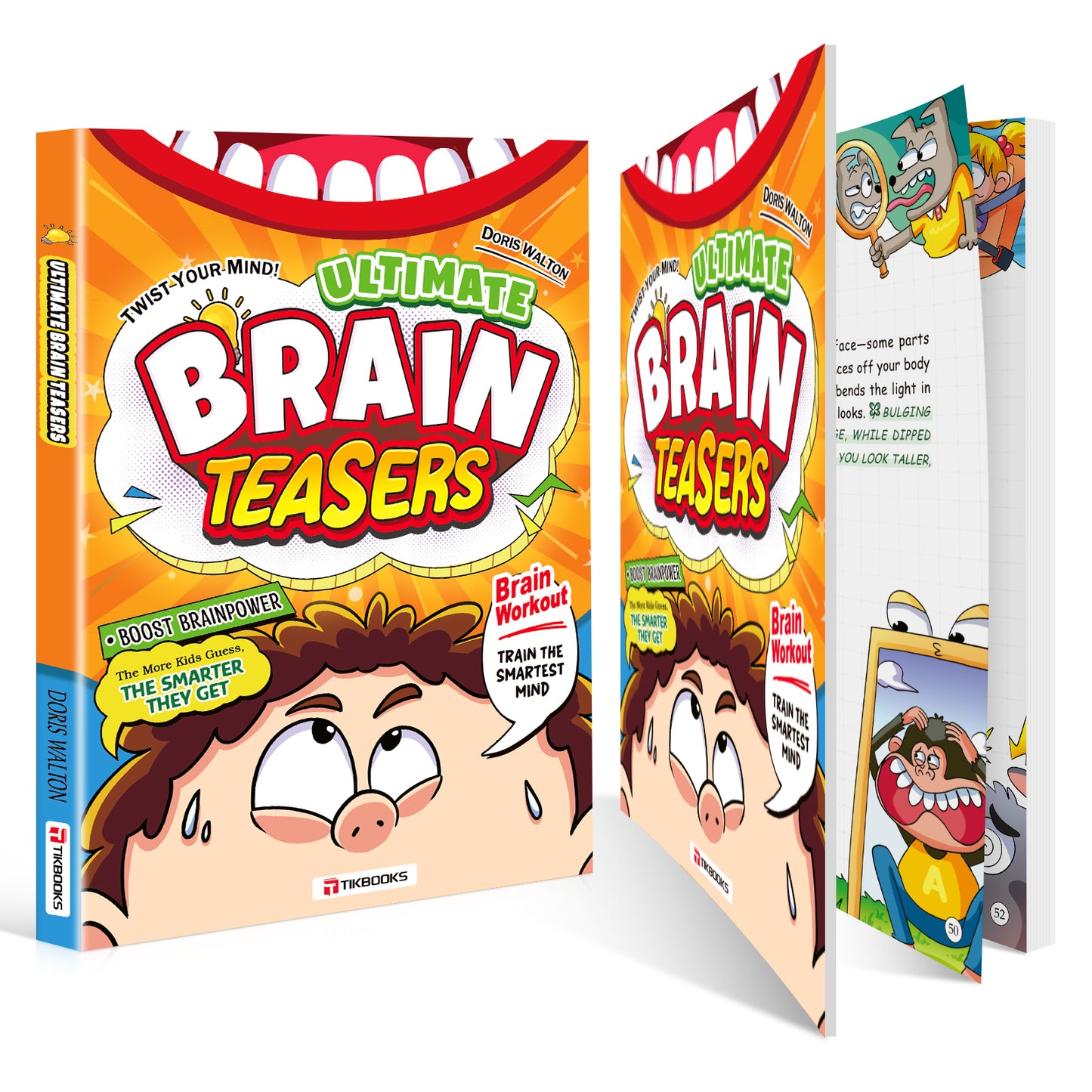 【TIKBOOKS】 Brain Teasers — Fun Puzzles That Make You Smarter and Fire Up Your Mind