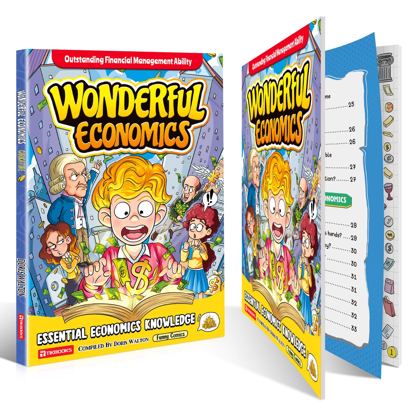 【TIKBOOKS】 Economics in Comics: Teach Kids to Earn, Manage,  and Thrive— A 10‑Year Head Start for Their Future!