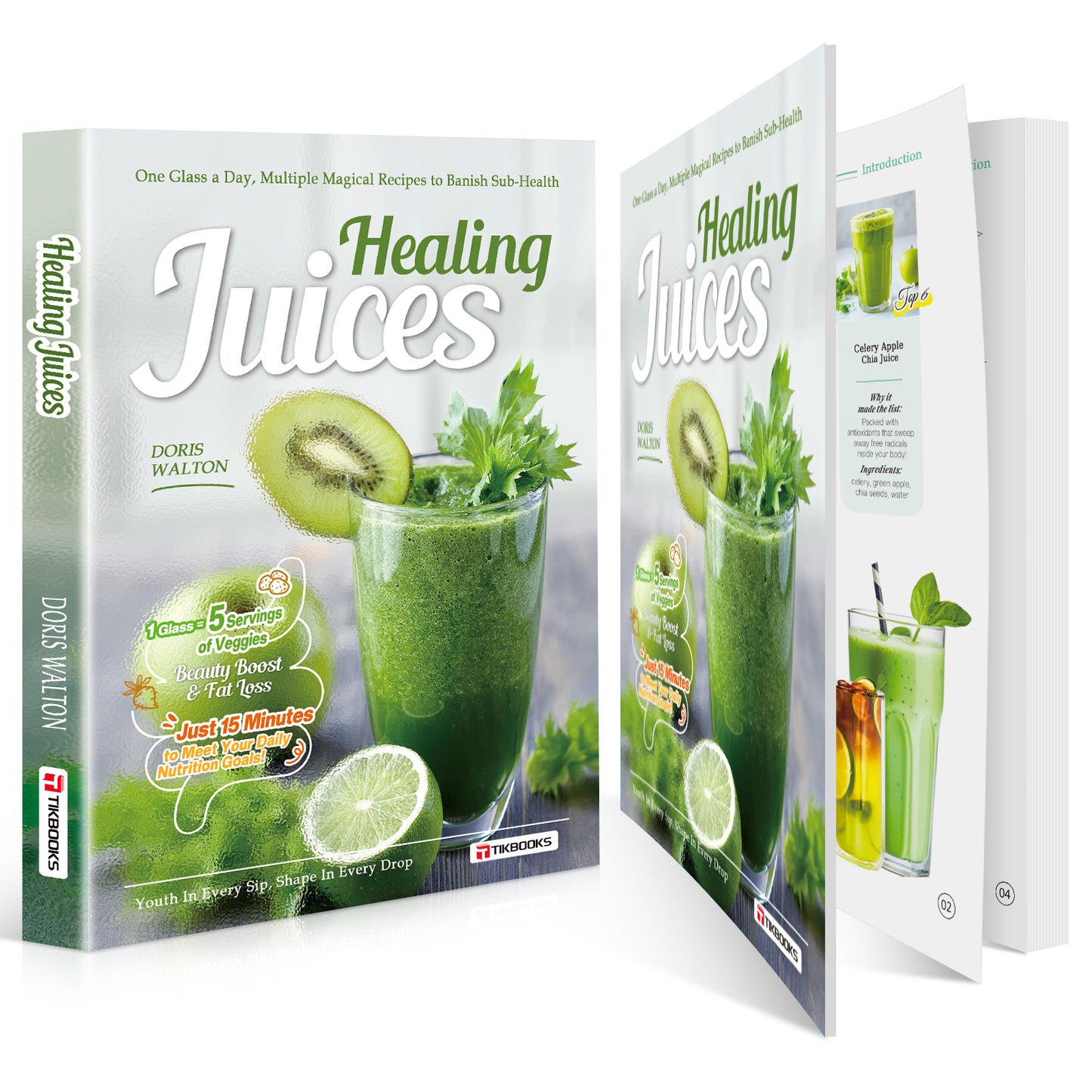 【TIKBOOKS】Low-Calorie, High-Nutrient Juices & Smoothies | Boost Weight Loss, Glow Up, and Blend Your Way to a Better Body