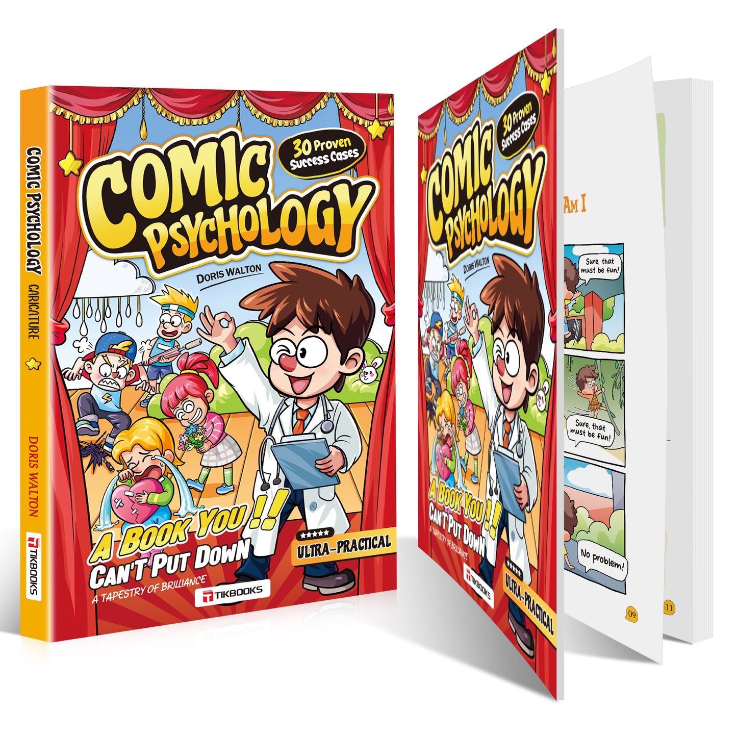 【TIKBOOKS】Comics for Kids' Psychology: Stop Overthinking, Shake Off Anxiety, and Build Your Inner Strength
