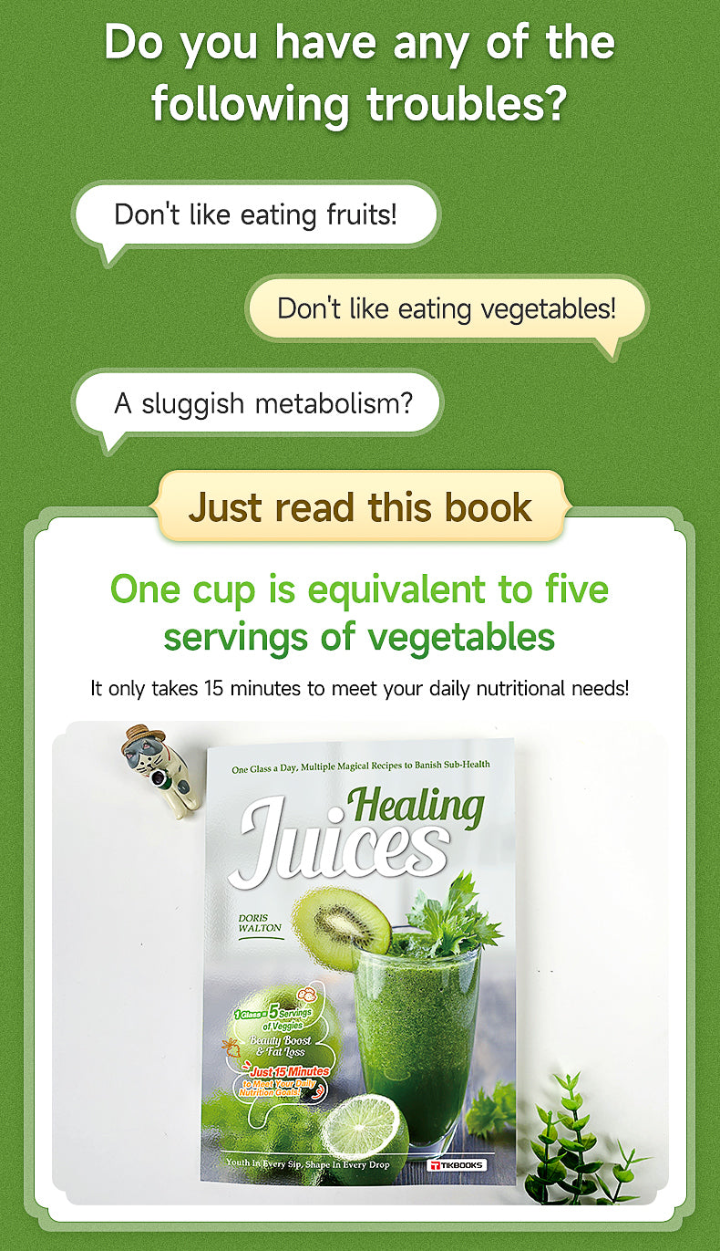【TIKBOOKS】Low-Calorie, High-Nutrient Juices & Smoothies | Boost Weight Loss, Glow Up, and Blend Your Way to a Better Body