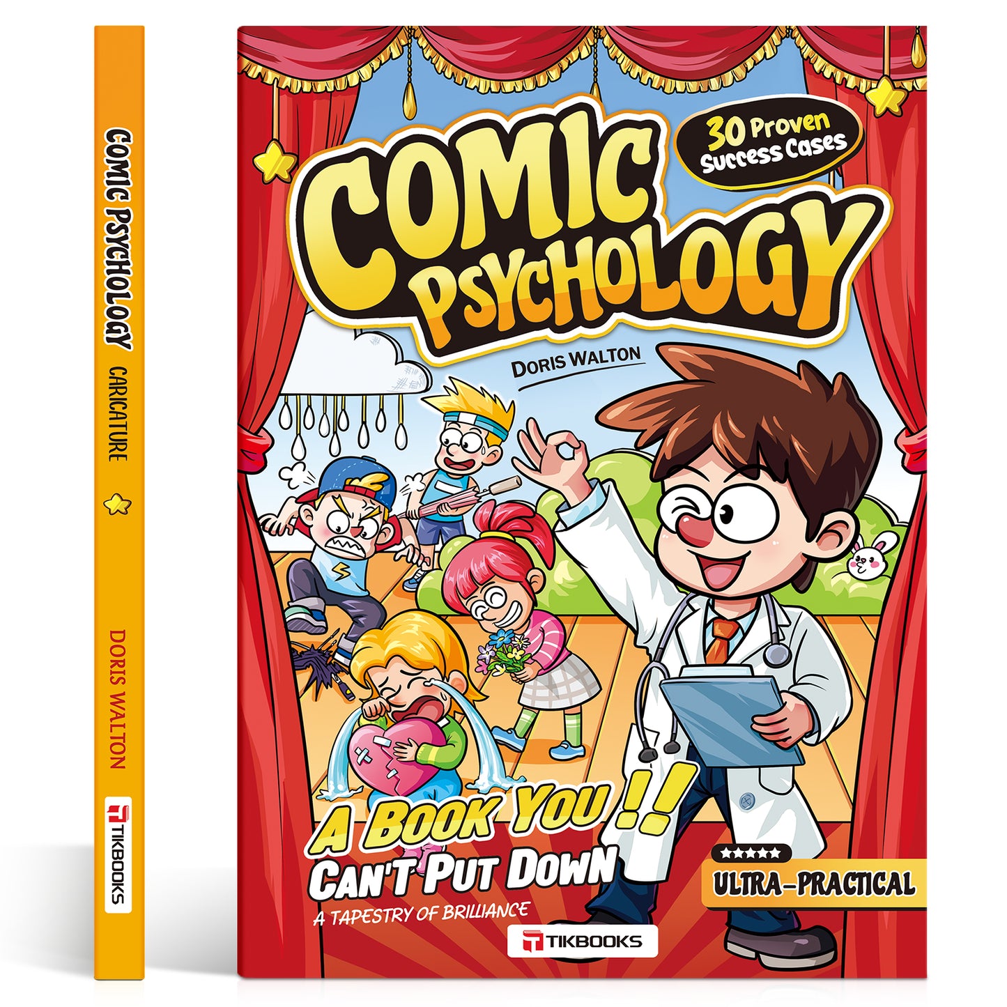 【TIKBOOKS】Comics for Kids' Psychology: Stop Overthinking, Shake Off Anxiety, and Build Your Inner Strength