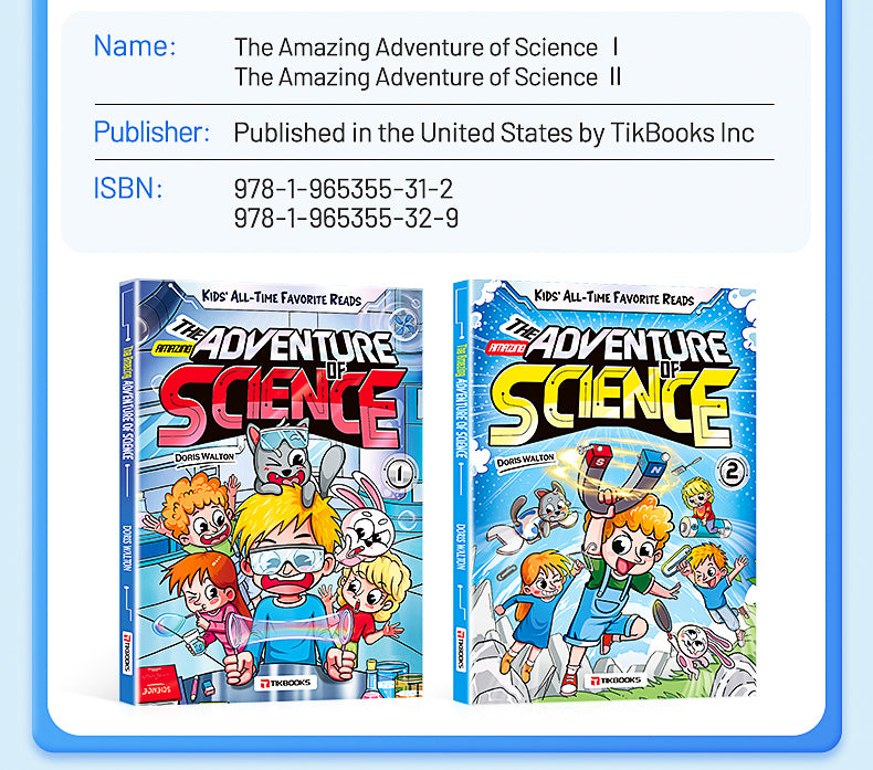 【TIKBOOKS】 Science in Comics: Fun & Engaging Introduction for Kids - Learn Smart, Lead Tomorrow