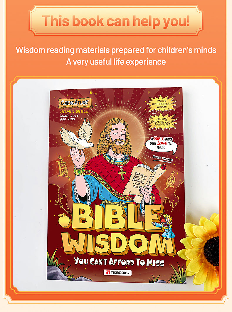 【TIKBOOKS】Bible Stories in Comics: Timeless Wisdom for Young Hearts and Minds 