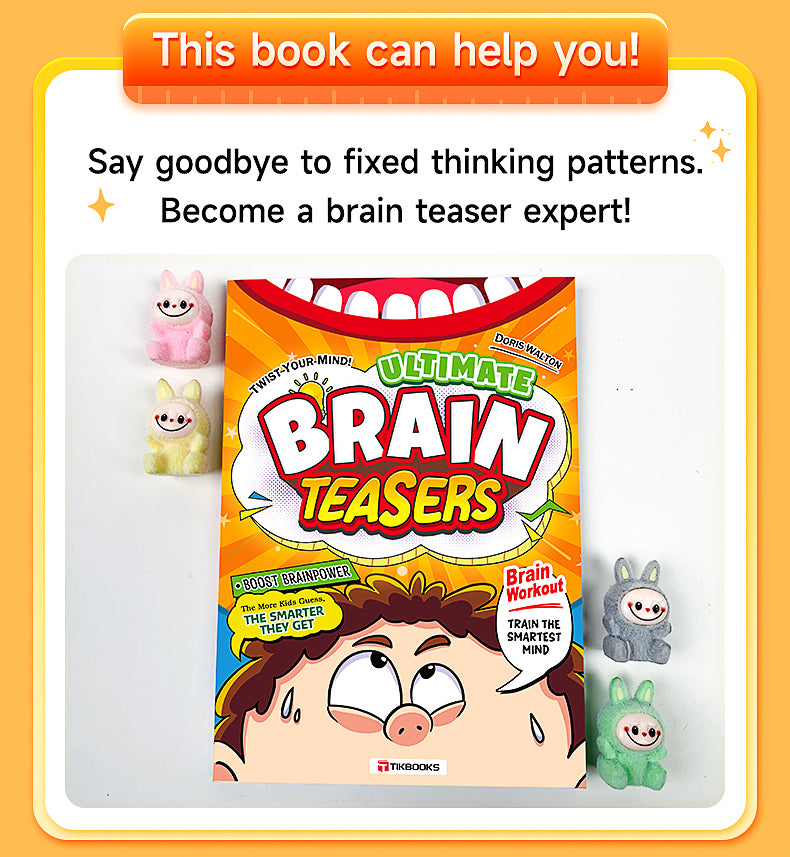 【TIKBOOKS】 Brain Teasers — Fun Puzzles That Make You Smarter and Fire Up Your Mind