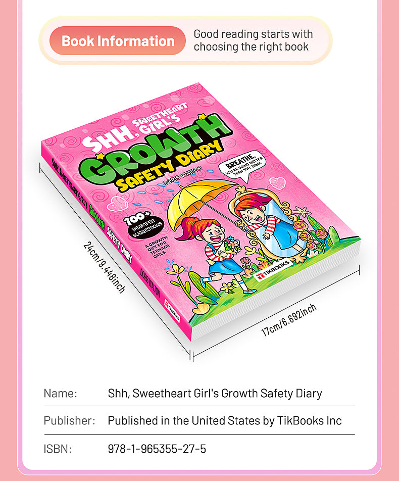 【TIKBOOKS】A Girl's Growing-Up Diary: The Ultimate Safety Guide for Adolescent Girls