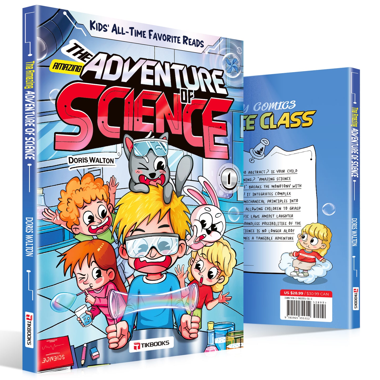 【TIKBOOKS】 Science in Comics: Fun & Engaging Introduction for Kids - Learn Smart, Lead Tomorrow