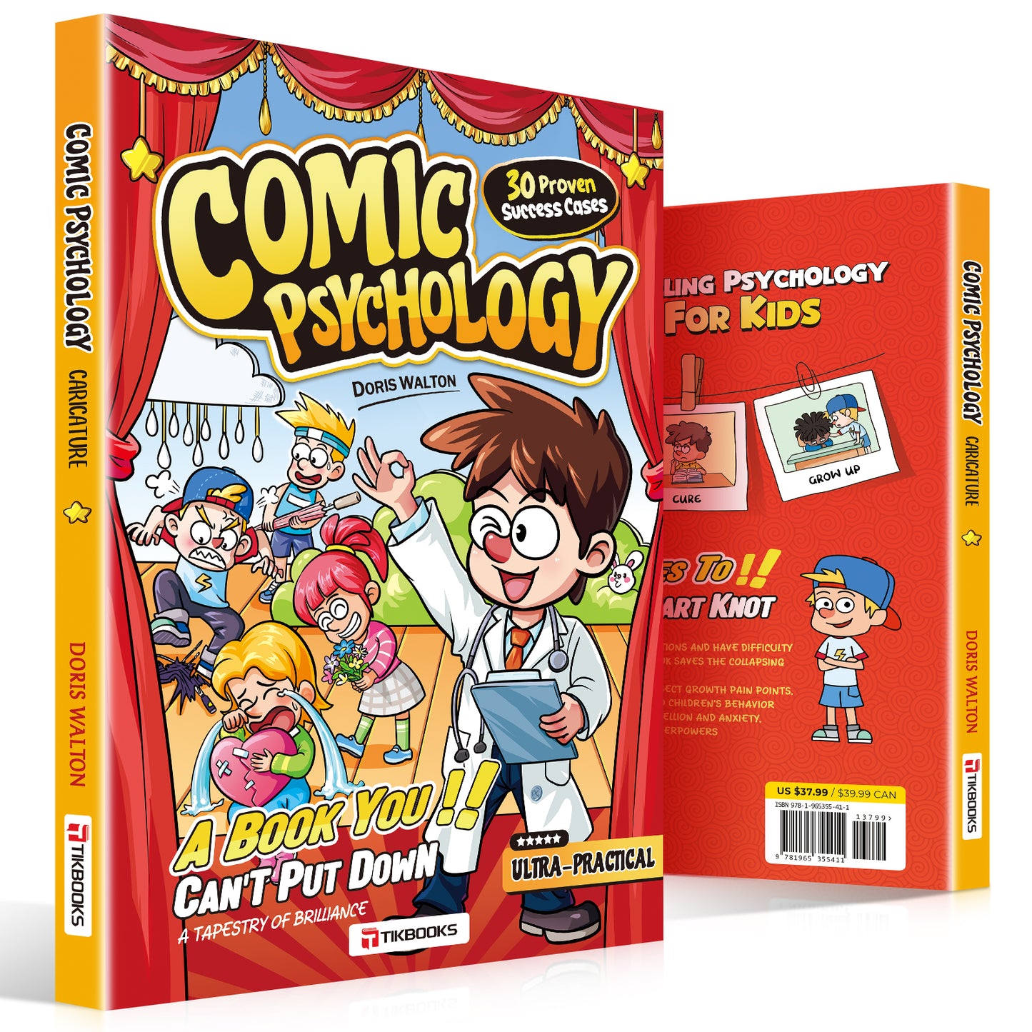 【TIKBOOKS】Comics for Kids' Psychology: Stop Overthinking, Shake Off Anxiety, and Build Your Inner Strength