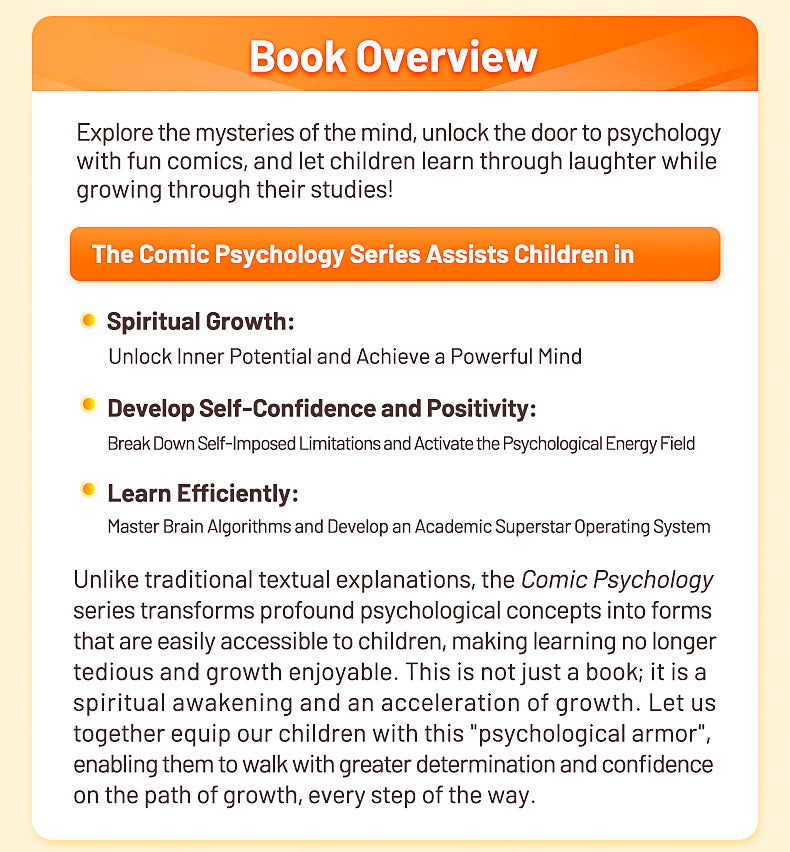 【TIKBOOKS】Comics for Kids' Psychology: Stop Overthinking, Shake Off Anxiety, and Build Your Inner Strength