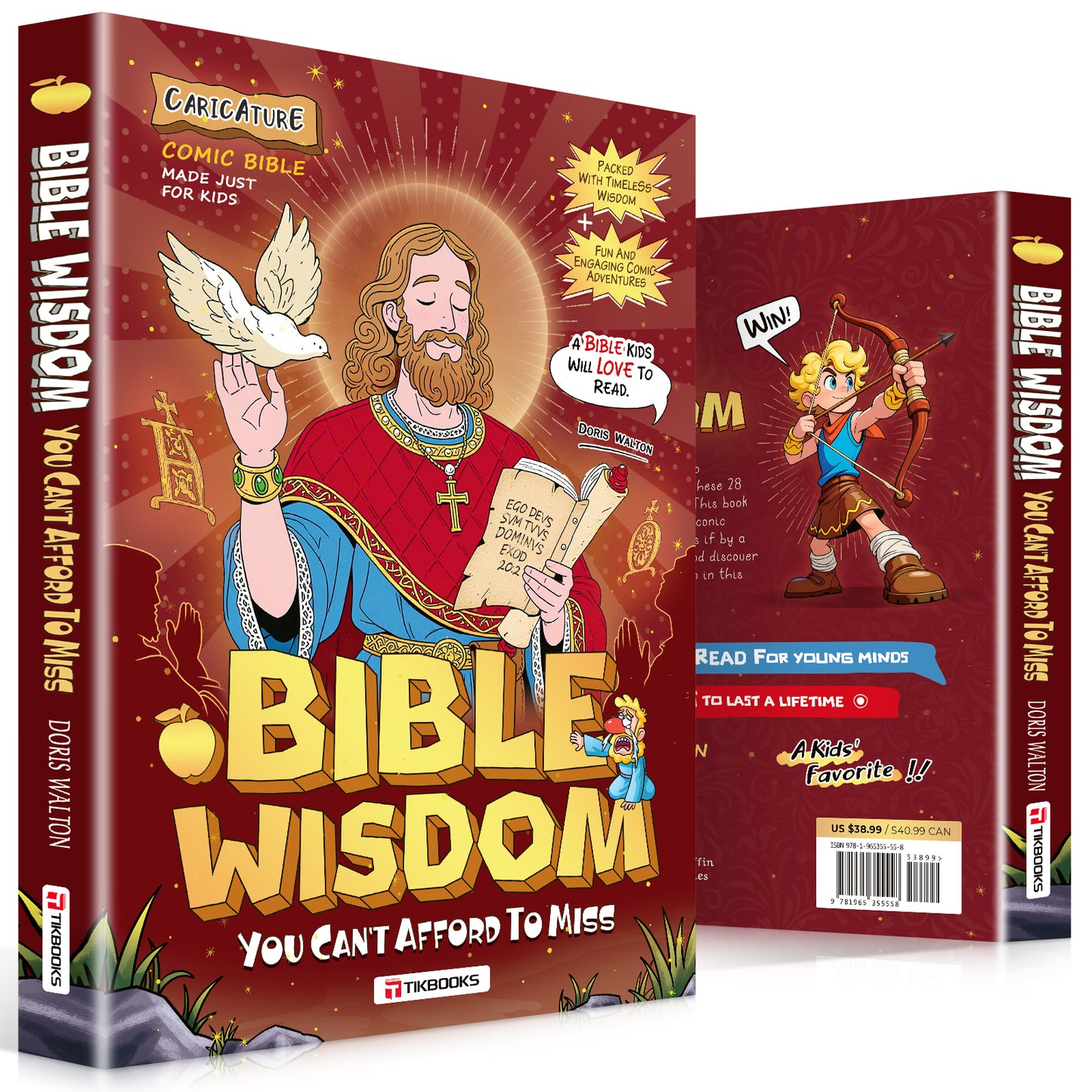 【TIKBOOKS】Bible Stories in Comics: Timeless Wisdom for Young Hearts and Minds 