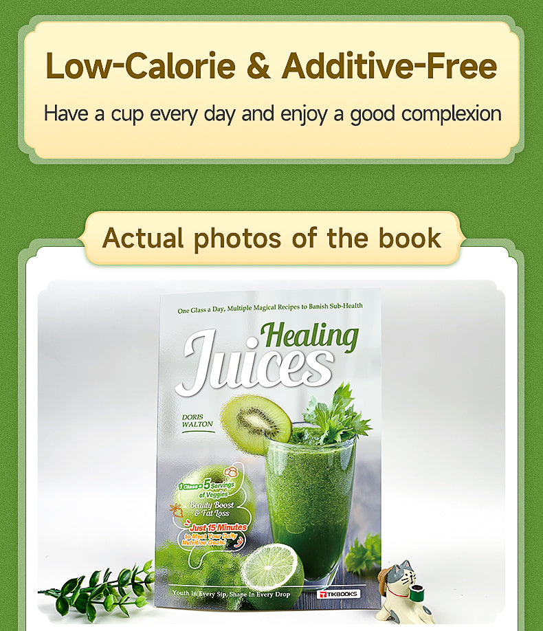 【TIKBOOKS】Low-Calorie, High-Nutrient Juices & Smoothies | Boost Weight Loss, Glow Up, and Blend Your Way to a Better Body