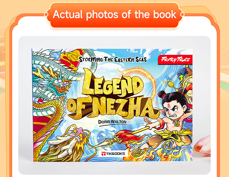 【TIKBOOKS】Ne Zha — A Graphic Novel for Growing Minds | Defy Fate, Be Yourself: The Making of an Eastern Hero