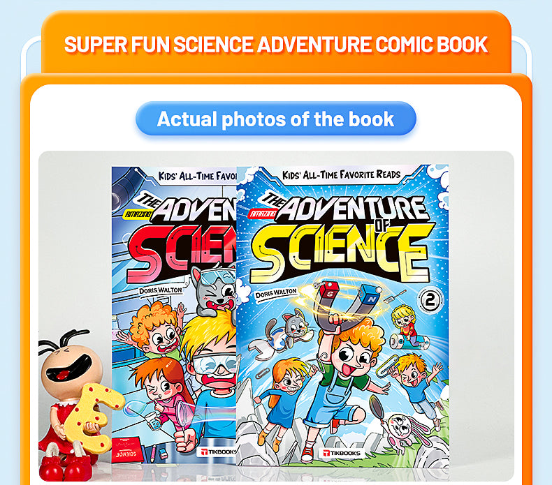 【TIKBOOKS】 Science in Comics: Fun & Engaging Introduction for Kids - Learn Smart, Lead Tomorrow