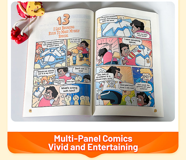 【TIKBOOKS】Comics for Kids' Psychology: Stop Overthinking, Shake Off Anxiety, and Build Your Inner Strength