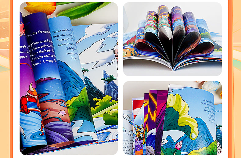 【TIKBOOKS】Ne Zha — A Graphic Novel for Growing Minds | Defy Fate, Be Yourself: The Making of an Eastern Hero