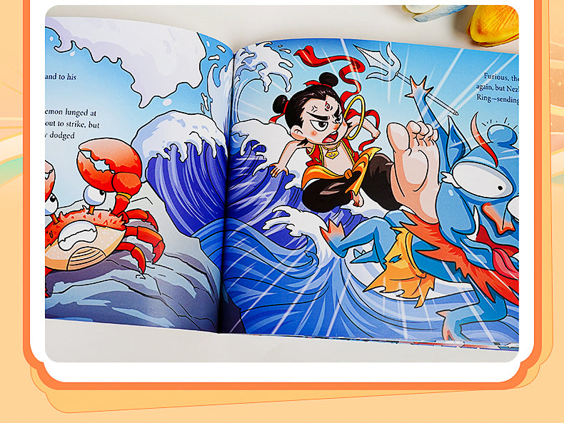 【TIKBOOKS】Ne Zha — A Graphic Novel for Growing Minds | Defy Fate, Be Yourself: The Making of an Eastern Hero