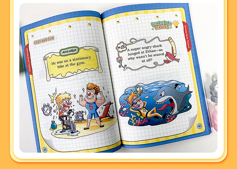 【TIKBOOKS】 Brain Teasers — Fun Puzzles That Make You Smarter and Fire Up Your Mind