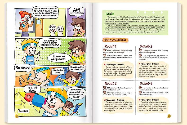 【TIKBOOKS】Comics for Kids' Psychology: Stop Overthinking, Shake Off Anxiety, and Build Your Inner Strength