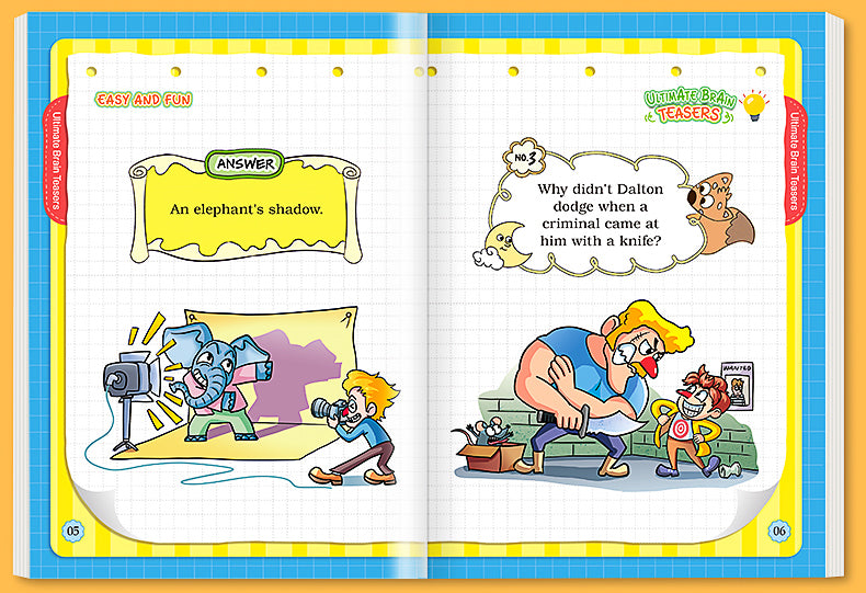 【TIKBOOKS】 Brain Teasers — Fun Puzzles That Make You Smarter and Fire Up Your Mind