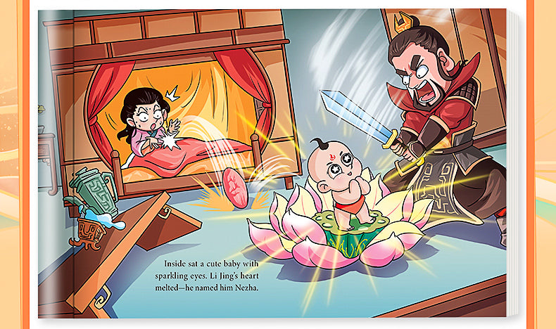 【TIKBOOKS】Ne Zha — A Graphic Novel for Growing Minds | Defy Fate, Be Yourself: The Making of an Eastern Hero