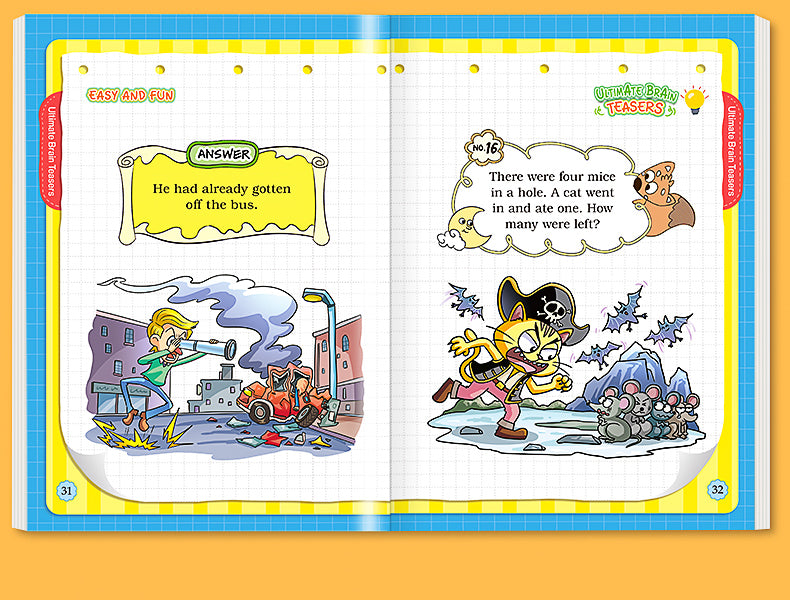 【TIKBOOKS】 Brain Teasers — Fun Puzzles That Make You Smarter and Fire Up Your Mind