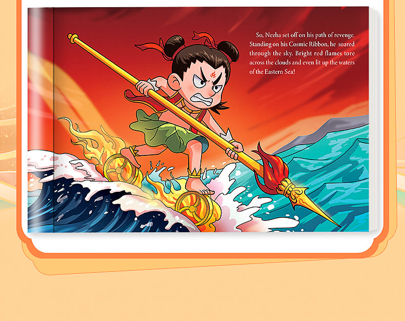 【TIKBOOKS】Ne Zha — A Graphic Novel for Growing Minds | Defy Fate, Be Yourself: The Making of an Eastern Hero
