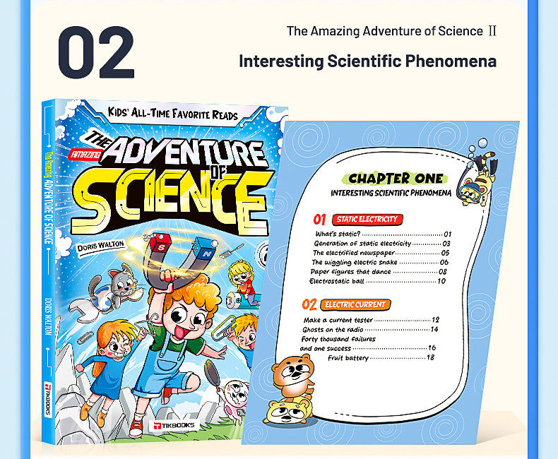 【TIKBOOKS】 Science in Comics: Fun & Engaging Introduction for Kids - Learn Smart, Lead Tomorrow