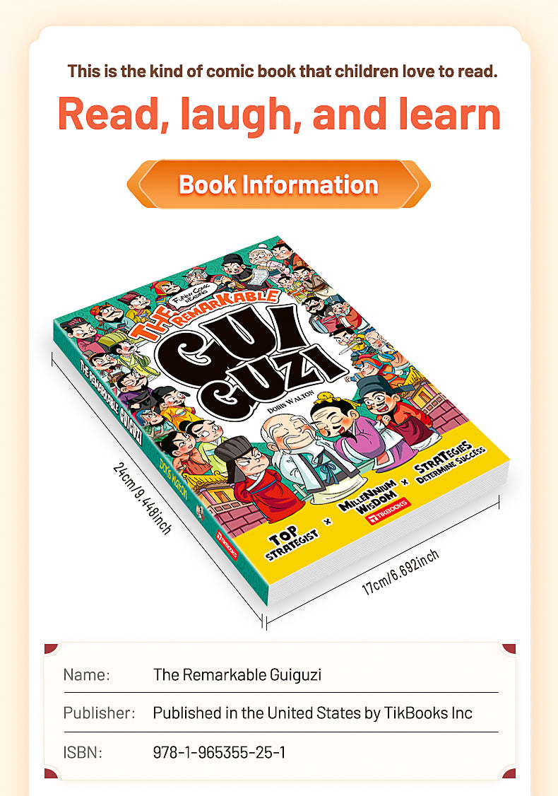 【TIKBOOKS】Eastern Classics – Guiguzi in Comics: Ancient Wisdom That Gets Kids Hooked