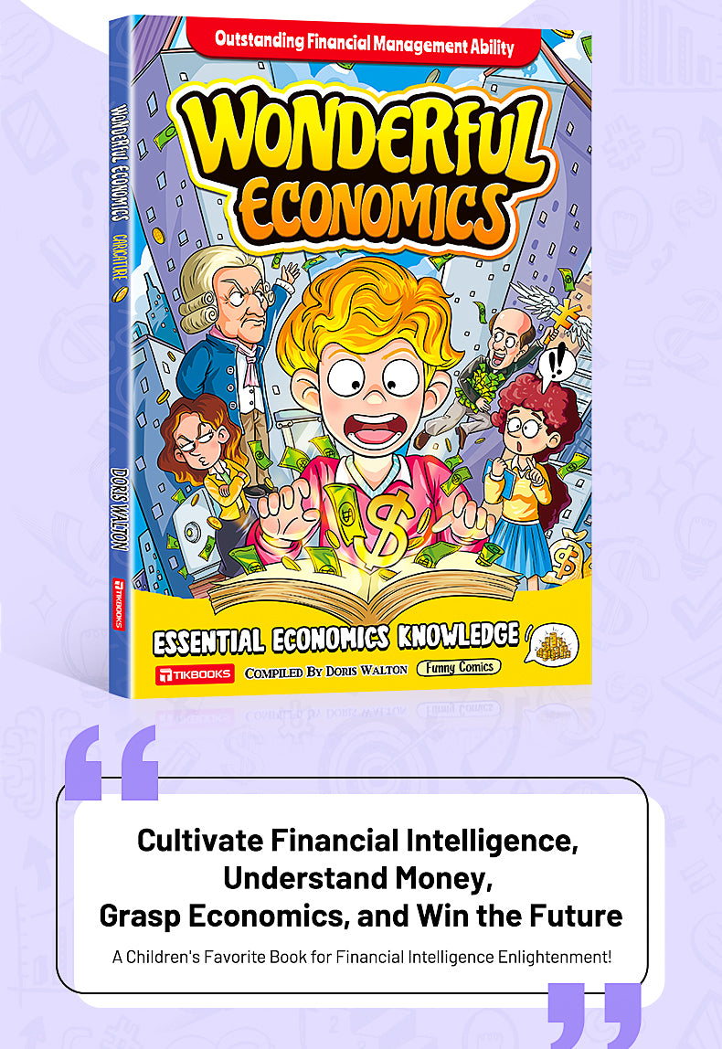 【TIKBOOKS】 Economics in Comics: Teach Kids to Earn, Manage,  and Thrive— A 10‑Year Head Start for Their Future!