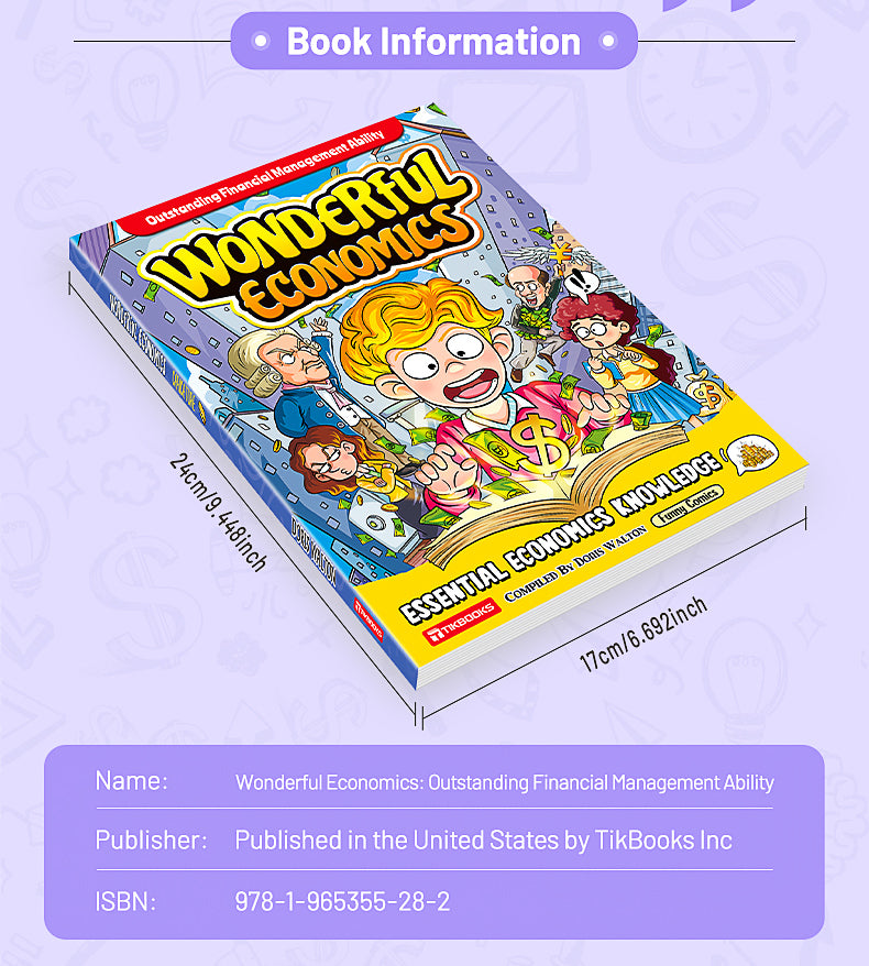 【TIKBOOKS】 Economics in Comics: Teach Kids to Earn, Manage,  and Thrive— A 10‑Year Head Start for Their Future!