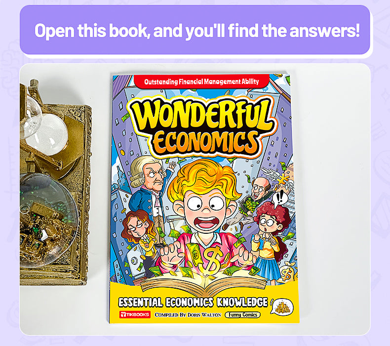 【TIKBOOKS】 Economics in Comics: Teach Kids to Earn, Manage,  and Thrive— A 10‑Year Head Start for Their Future!