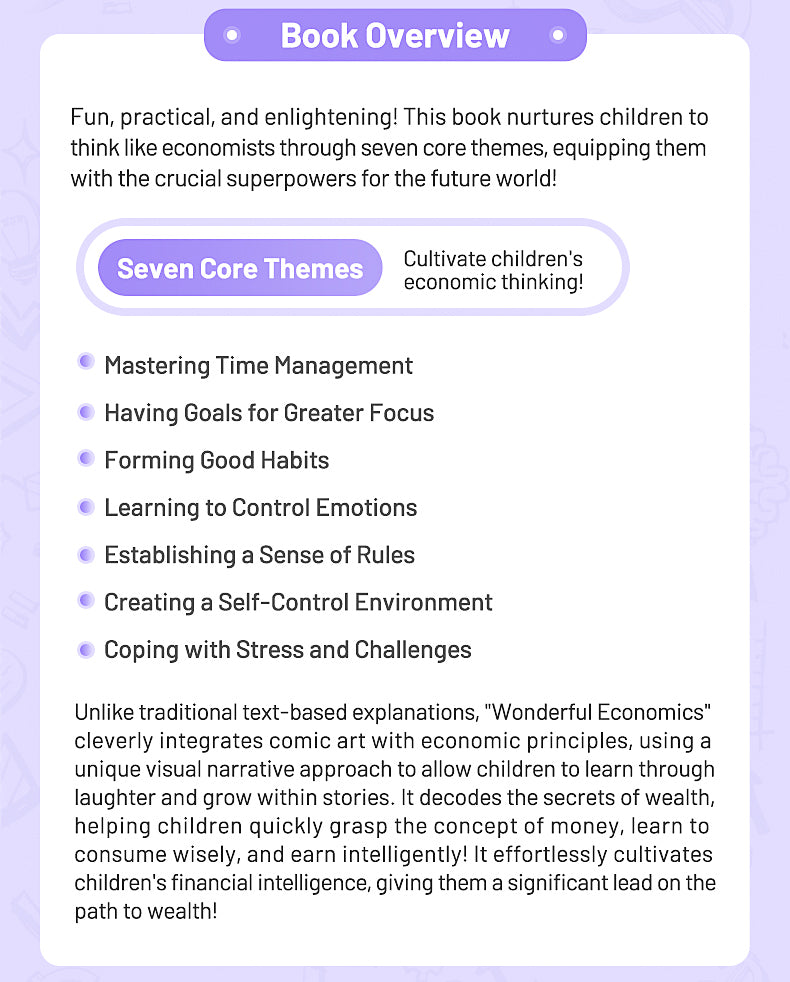 【TIKBOOKS】 Economics in Comics: Teach Kids to Earn, Manage,  and Thrive— A 10‑Year Head Start for Their Future!