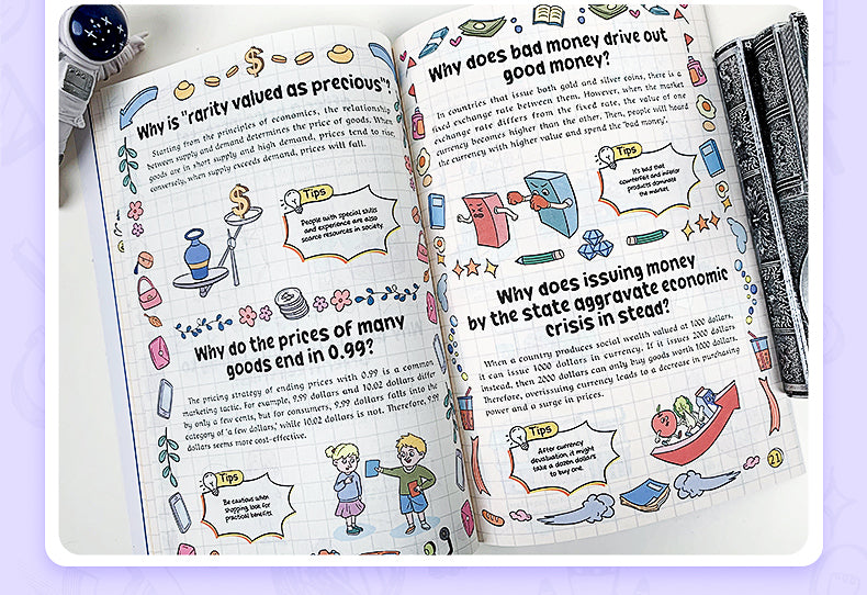 【TIKBOOKS】 Economics in Comics: Teach Kids to Earn, Manage,  and Thrive— A 10‑Year Head Start for Their Future!