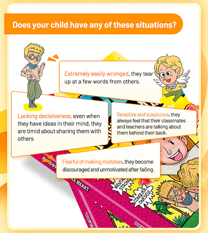 【TIKBOOKS】From Fragile to Fearless: Building Inner Strength – A Growth Comic for Kids