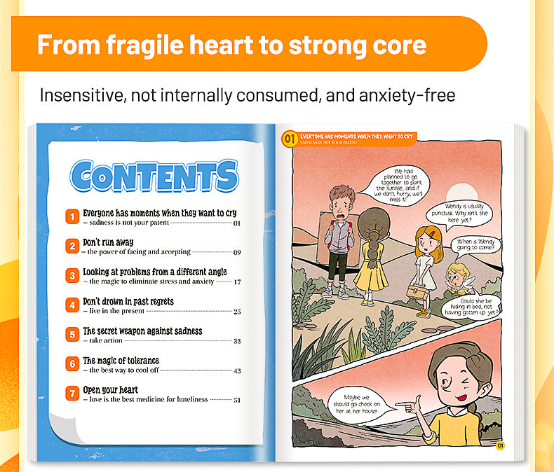 【TIKBOOKS】From Fragile to Fearless: Building Inner Strength – A Growth Comic for Kids