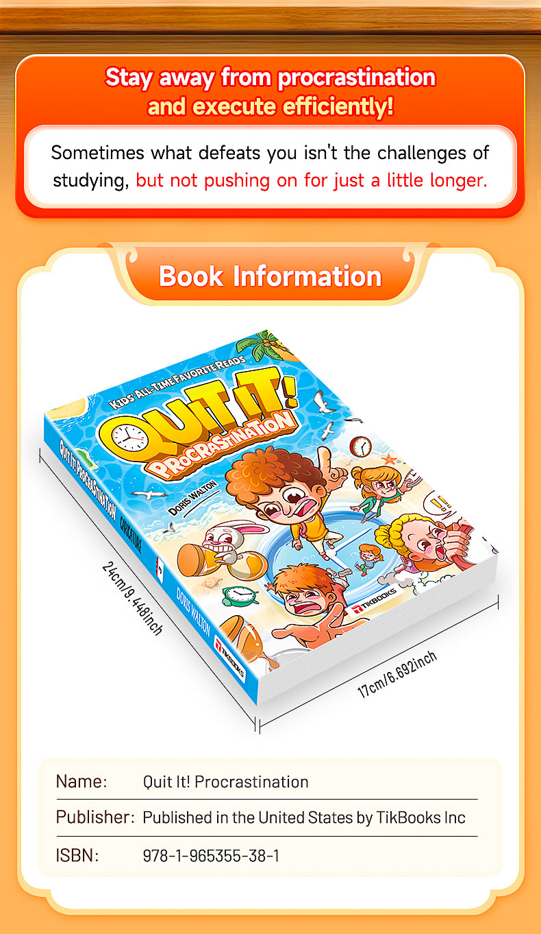 【TIKBOOKS】Beat Procrastination: The Complete System to Help Your Child Outperform 90% of Peers