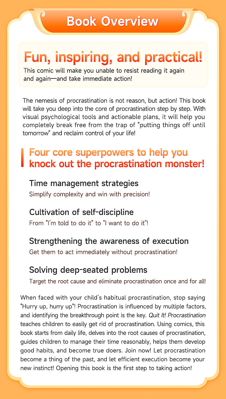 【TIKBOOKS】Beat Procrastination: The Complete System to Help Your Child Outperform 90% of Peers
