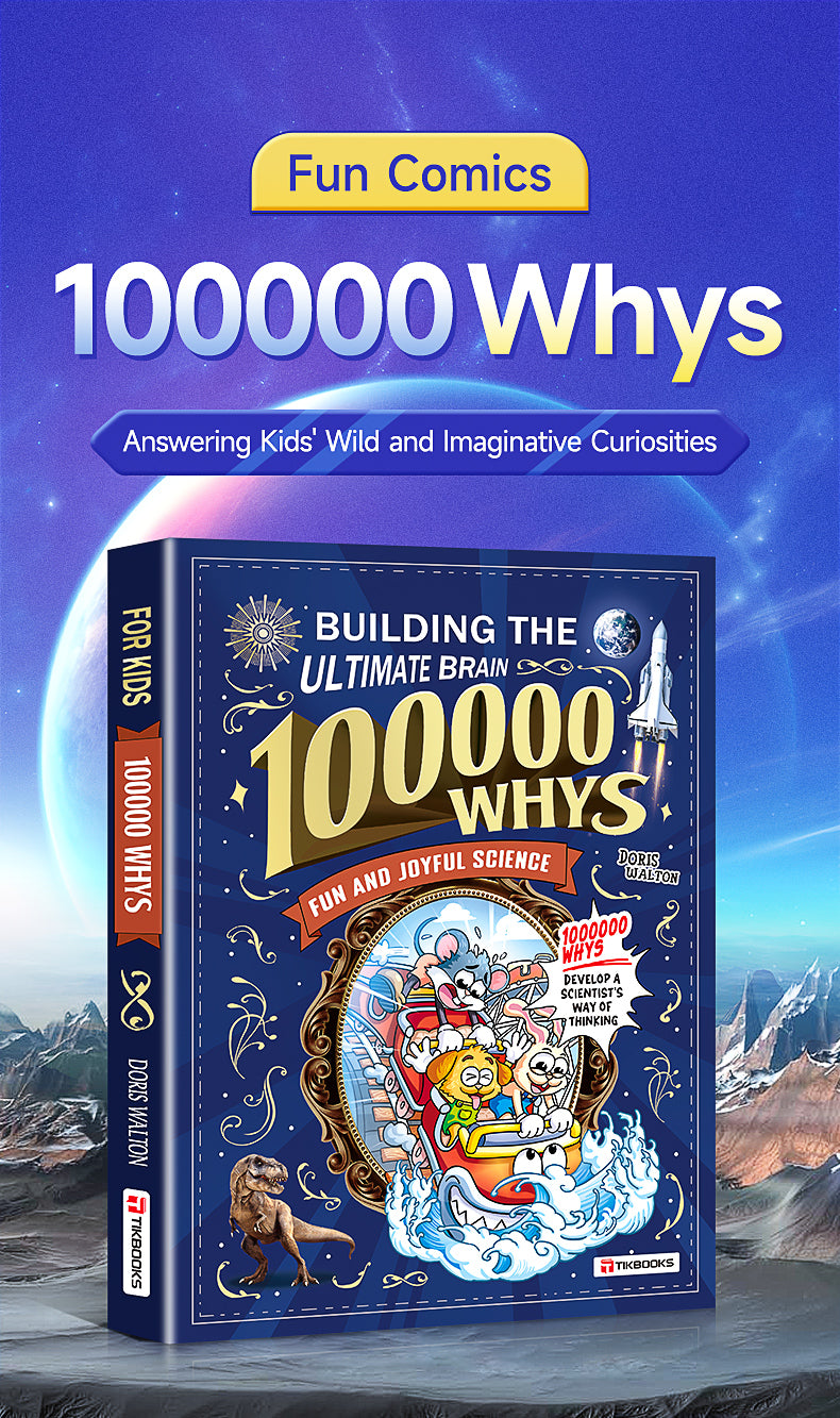 【TIKBOOKS】Children's encyclopedia "Why 100,000?" Extracurricular reading for primary school students (Building The Ultimate Brain)