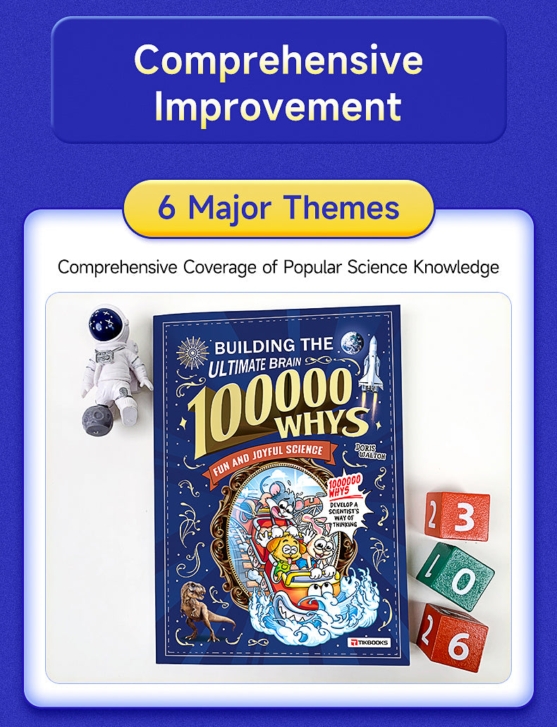 【TIKBOOKS】Children's encyclopedia "Why 100,000?" Extracurricular reading for primary school students (Building The Ultimate Brain)