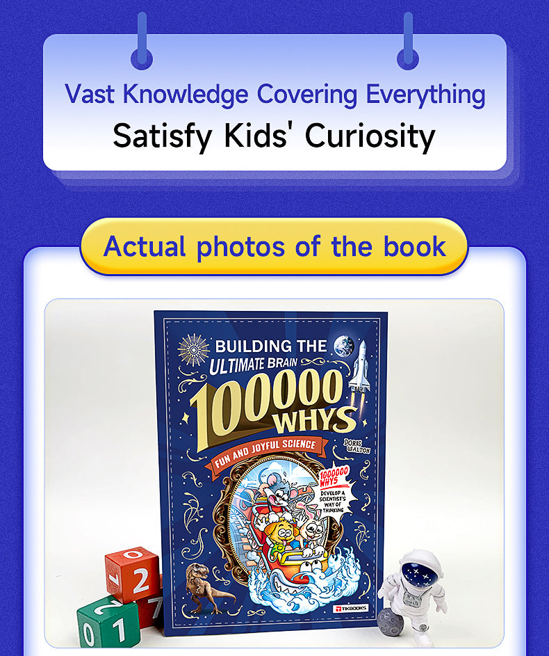 【TIKBOOKS】Children's encyclopedia "Why 100,000?" Extracurricular reading for primary school students (Building The Ultimate Brain)